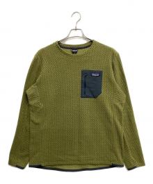 Patagonia（パタゴニア）の古着「R1エア・クルー」｜黄緑