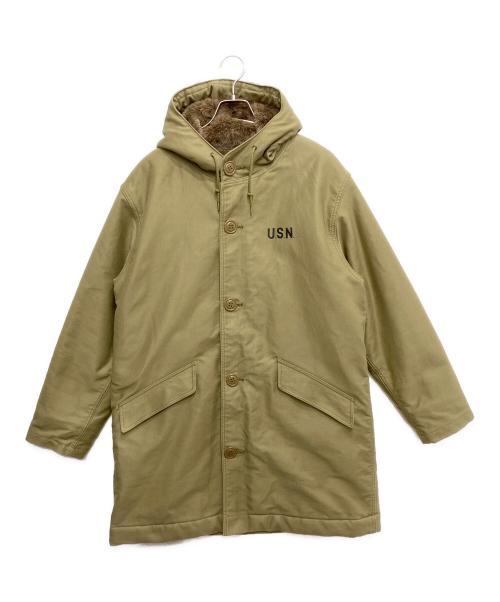 HOUSTON（ヒューストン）HOUSTON (ヒューストン) N-1 DECK COAT オリーブ サイズ:44の古着・服飾アイテム