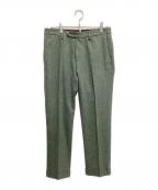 G.T.A×BEAMS Fジーティーアー×ビームスエフ）の古着「ウールスラックス」｜グリーン