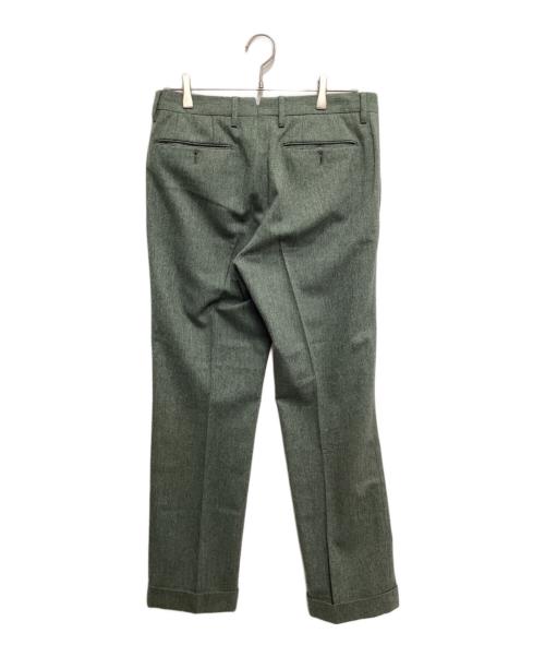 G.T.A（ジーティーアー）G.T.A (ジーティーアー) BEAMS F (ビームスエフ) ウールスラックス グリーン サイズ:46の古着・服飾アイテム