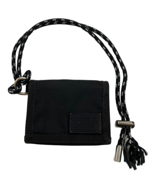 sacai（サカイ）sacai (サカイ) PORTER (ポーター) ナイロン 三つ折りウォレット ブラックの古着・服飾アイテム