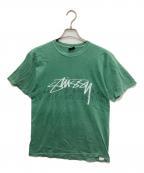 stussyステューシー）の古着「プリントTシャツ」｜グリーン