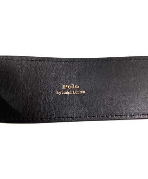 POLO RALPH LAUREN（ポロ・ラルフローレン）POLO RALPH LAUREN (ポロ・ラルフローレン) ウエスタンベルト ブラック サイズ:Mの古着・服飾アイテム