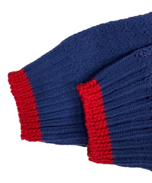 DIESEL（ディーゼル）DIESEL (ディーゼル) K-MORENO モールカーディガン ブルー サイズ:Mの古着・服飾アイテム