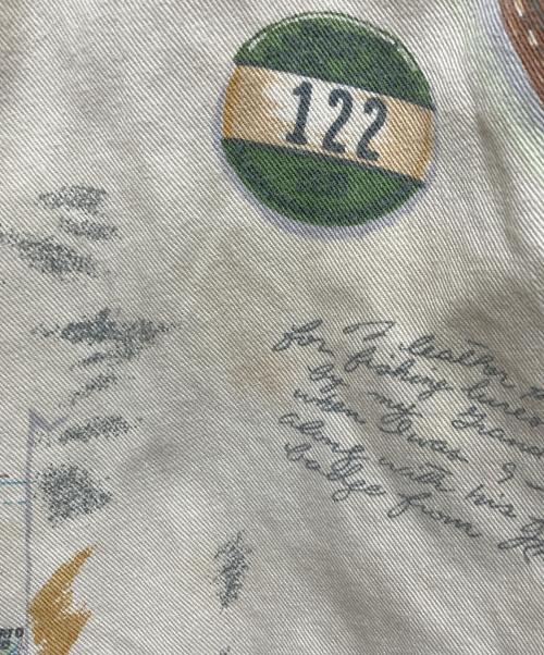 POLO RALPH LAUREN（ポロ・ラルフローレン）POLO RALPH LAUREN (ポロ・ラルフローレン) ルアープリントオープンカラーシャツ アイボリー サイズ:Mの古着・服飾アイテム