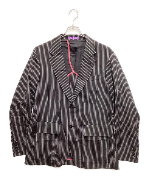 Paul Smith COLLECTION（ポールスミス コレクション）Paul Smith COLLECTION (ポールスミス コレクション) シルク混テーラードジャケット ブラック サイズ:XLの古着・服飾アイテム