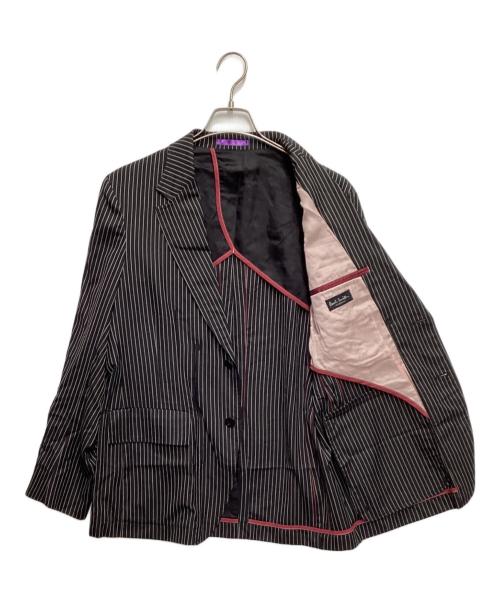 Paul Smith COLLECTION（ポールスミス コレクション）Paul Smith COLLECTION (ポールスミス コレクション) シルク混テーラードジャケット ブラック サイズ:XLの古着・服飾アイテム