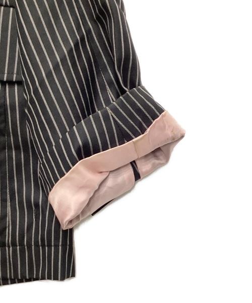 Paul Smith COLLECTION（ポールスミス コレクション）Paul Smith COLLECTION (ポールスミス コレクション) シルク混テーラードジャケット ブラック サイズ:XLの古着・服飾アイテム