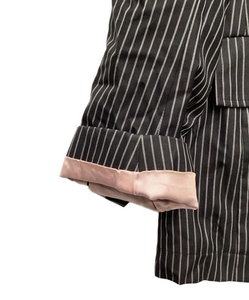 Paul Smith COLLECTION（ポールスミス コレクション）Paul Smith COLLECTION (ポールスミス コレクション) シルク混テーラードジャケット ブラック サイズ:XLの古着・服飾アイテム