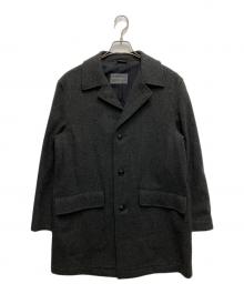 Salvatore Ferragamo（サルヴァトーレ フェラガモ）の古着「ウールカシミアコート」｜グレー