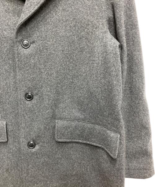 Salvatore Ferragamo（サルヴァトーレ フェラガモ）Salvatore Ferragamo (サルヴァトーレ フェラガモ) ウールカシミアコート グレー サイズ:46の古着・服飾アイテム