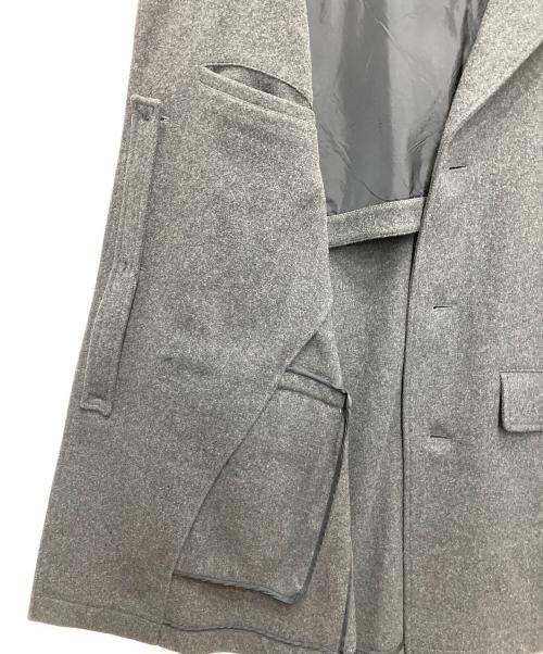 Salvatore Ferragamo（サルヴァトーレ フェラガモ）Salvatore Ferragamo (サルヴァトーレ フェラガモ) ウールカシミアコート グレー サイズ:46の古着・服飾アイテム