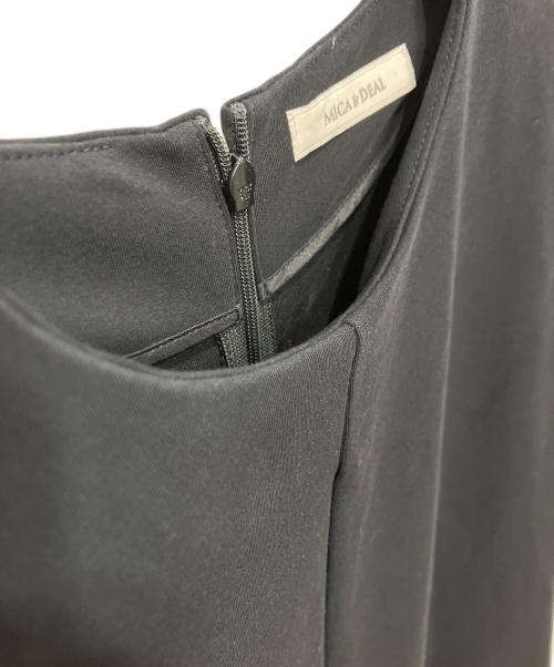 MICA&DEAL（マイカアンドディール）MICA&DEAL (マイカアンドディール) ショルダータックサロペット ブラック サイズ:Freeの古着・服飾アイテム