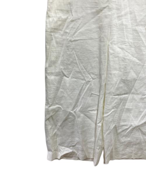 PLAIN PEOPLE（プレインピープル）PLAIN PEOPLE (プレインピープル) ウォータープルーフリネンオールインワン ホワイト サイズ:3の古着・服飾アイテム