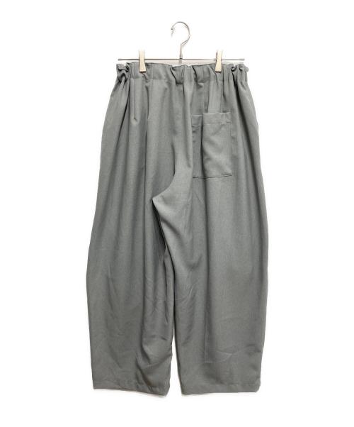 mizuiro-ind（ミズイロインド）mizuiro-ind (ミズイロインド) ワイドタックパンツ グレー サイズ:2の古着・服飾アイテム