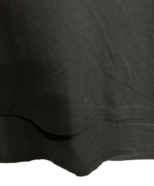 mizuiro-ind（ミズイロインド）mizuiro-ind (ミズイロインド) バンドカラーコクーンシャツ ブラック サイズ:不明の古着・服飾アイテム