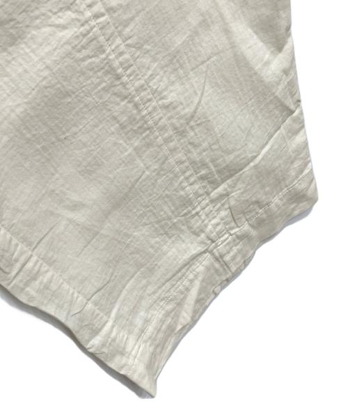 PLAIN PEOPLE（プレインピープル）PLAIN PEOPLE (プレインピープル) ダブルガーゼカーブパンツ アイボリー サイズ:4の古着・服飾アイテム