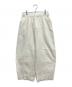 PLAIN PEOPLE（プレインピープル）の古着「ダブルガーゼカーブパンツ」｜アイボリー