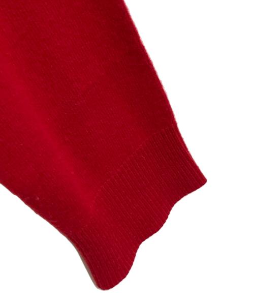 BURBERRY BLACK LABEL（バーバリーブラックレーベル）BURBERRY BLACK LABEL (バーバリーブラックレーベル) ジップアップニット レッド サイズ:3の古着・服飾アイテム