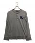 BURBERRY BLACK LABEL（バーバリーブラックレーベル）の古着「ヘンリーネックカットソー」｜グレー