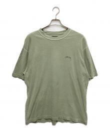 stussy（ステューシー）の古着「ロゴプリントTシャツ」｜グリーン
