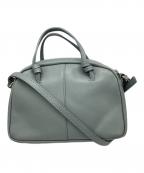 russetラシット）の古着「レザーミニショルダーバッグ」｜ブルー