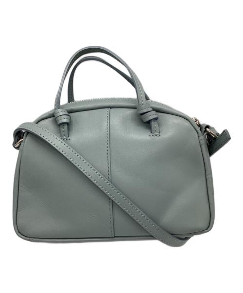 russet（ラシット）russet (ラシット) レザーミニショルダーバッグ ブルーの古着・服飾アイテム