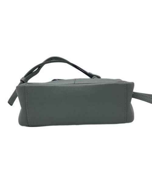 russet（ラシット）russet (ラシット) レザーミニショルダーバッグ ブルーの古着・服飾アイテム