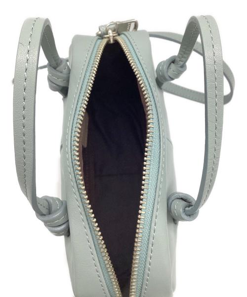 russet（ラシット）russet (ラシット) レザーミニショルダーバッグ ブルーの古着・服飾アイテム