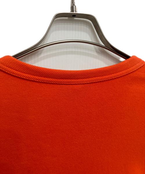 LACOSTE（ラコステ）LACOSTE (ラコステ) プレミアムコットンクルーネックスウェット オレンジ サイズ:Mの古着・服飾アイテム