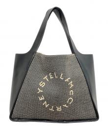 STELLA McCARTNEY（ステラマッカートニー）の古着「サークルロゴトートバッグ」｜ブラック
