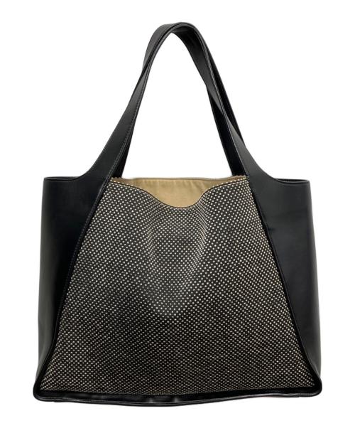STELLA McCARTNEY（ステラマッカートニー）STELLA McCARTNEY (ステラマッカートニー) サークルロゴトートバッグ ブラックの古着・服飾アイテム