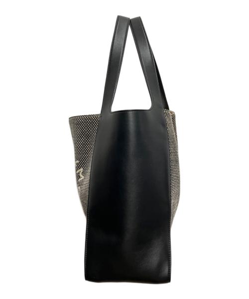 STELLA McCARTNEY（ステラマッカートニー）STELLA McCARTNEY (ステラマッカートニー) サークルロゴトートバッグ ブラックの古着・服飾アイテム