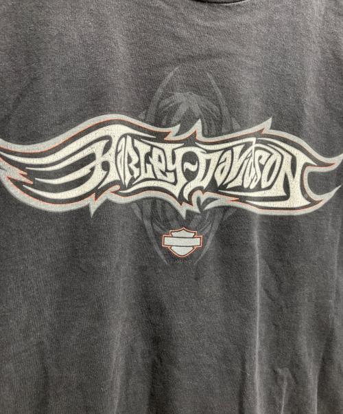 HARLEY-DAVIDSON（ハーレーダビッドソン）HARLEY-DAVIDSON (ハーレーダビッドソン) スパイダー両面プリントカットソー グレー サイズ:Lの古着・服飾アイテム