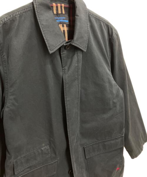 BURBERRY BLUE LABEL（バーバリーロンドンブルーレーベル）BURBERRY BLUE LABEL (バーバリーロンドンブルーレーベル) ステンカラーコート ブラック サイズ:Lの古着・服飾アイテム