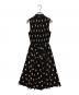 Kate Spade (ケイトスペード) パイナップルプリントノースリーブワンピース ブラック サイズ:2：7000円