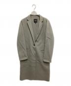 theoryセオリー）の古着「カシミヤ混コート」｜グレー