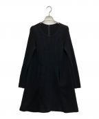 FOXEYフォクシー）の古着「フロント切替ニットワンピース」｜ブラック