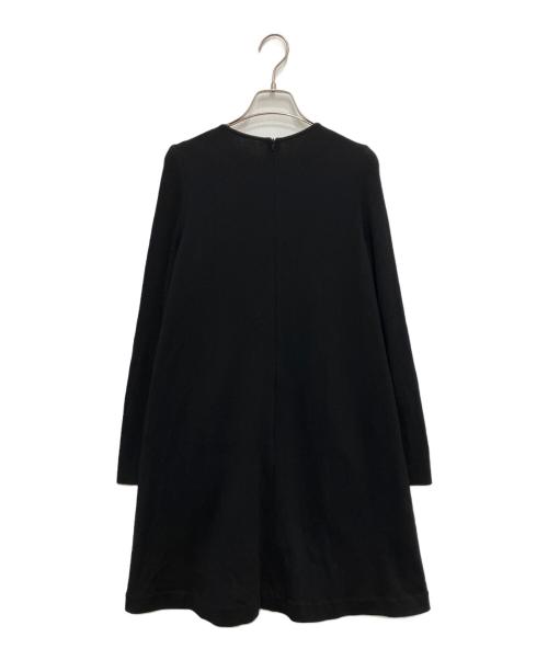 FOXEY（フォクシー）FOXEY (フォクシー) フロント切替ニットワンピース ブラック サイズ:40の古着・服飾アイテム