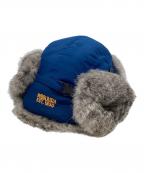 WOOLRICHウールリッチ）の古着「フライトキャップ」｜ブルー