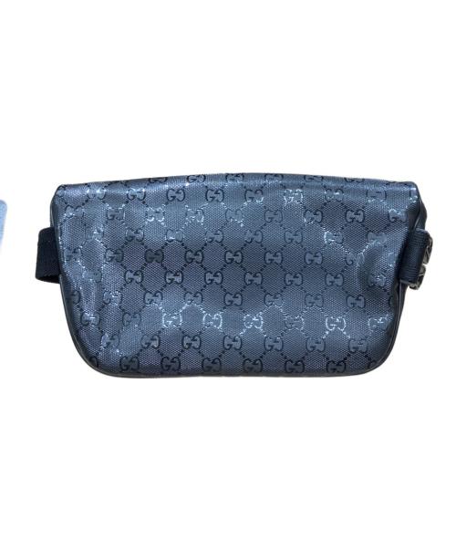 GUCCI（グッチ）GUCCI (グッチ) GGスプリームウエストバッグ ブラックの古着・服飾アイテム