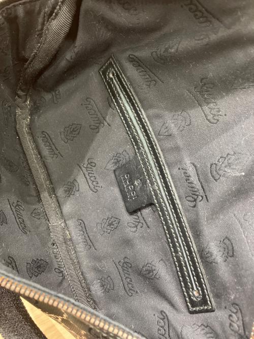 GUCCI（グッチ）GUCCI (グッチ) GGスプリームウエストバッグ ブラックの古着・服飾アイテム