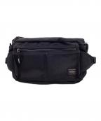 PORTERポーター）の古着「ヒート ウエストバッグ」｜ブラック