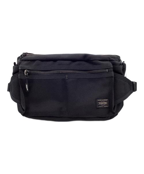 PORTER（ポーター）PORTER (ポーター) ヒート ウエストバッグ ブラックの古着・服飾アイテム