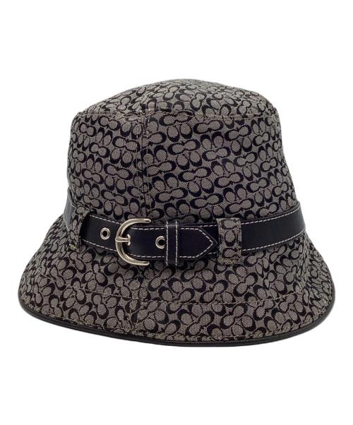 COACH（コーチ）COACH (コーチ) シグネチャーバケットハット グレー サイズ:MLの古着・服飾アイテム