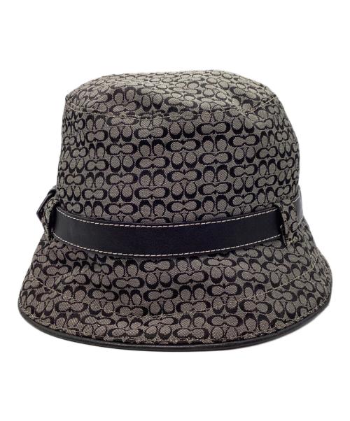 COACH（コーチ）COACH (コーチ) シグネチャーバケットハット グレー サイズ:MLの古着・服飾アイテム
