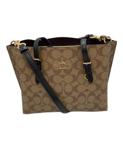 COACH（コーチ）COACH (コーチ) モリー トート 25 シグネチャー キャンバス ベージュの古着・服飾アイテム