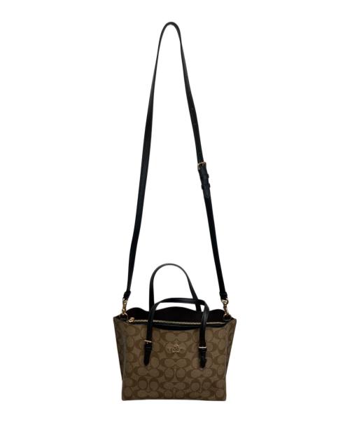 COACH（コーチ）COACH (コーチ) モリー トート 25 シグネチャー キャンバス ベージュの古着・服飾アイテム