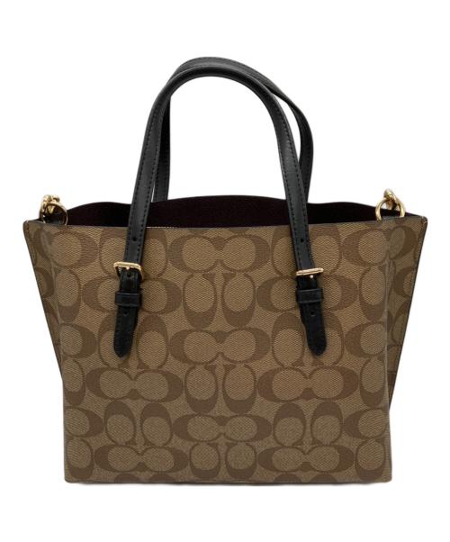 COACH（コーチ）COACH (コーチ) モリー トート 25 シグネチャー キャンバス ベージュの古着・服飾アイテム