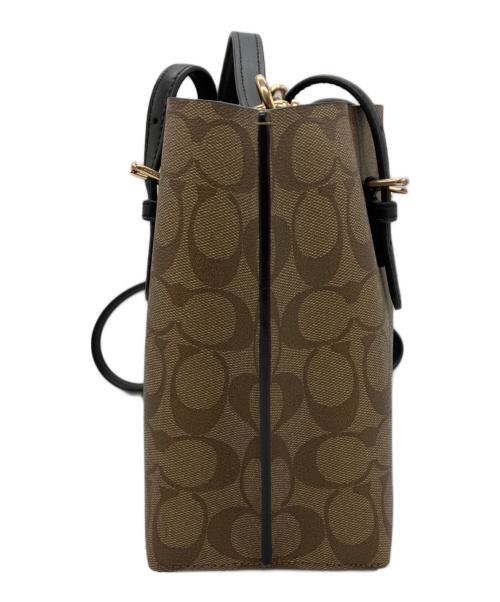 COACH（コーチ）COACH (コーチ) モリー トート 25 シグネチャー キャンバス ベージュの古着・服飾アイテム